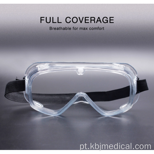 Aprovação CE Anti fog Medical googles de proteção total